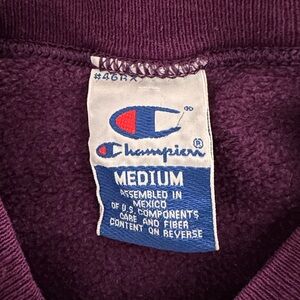Vintage Champion Sweatshirt Plum